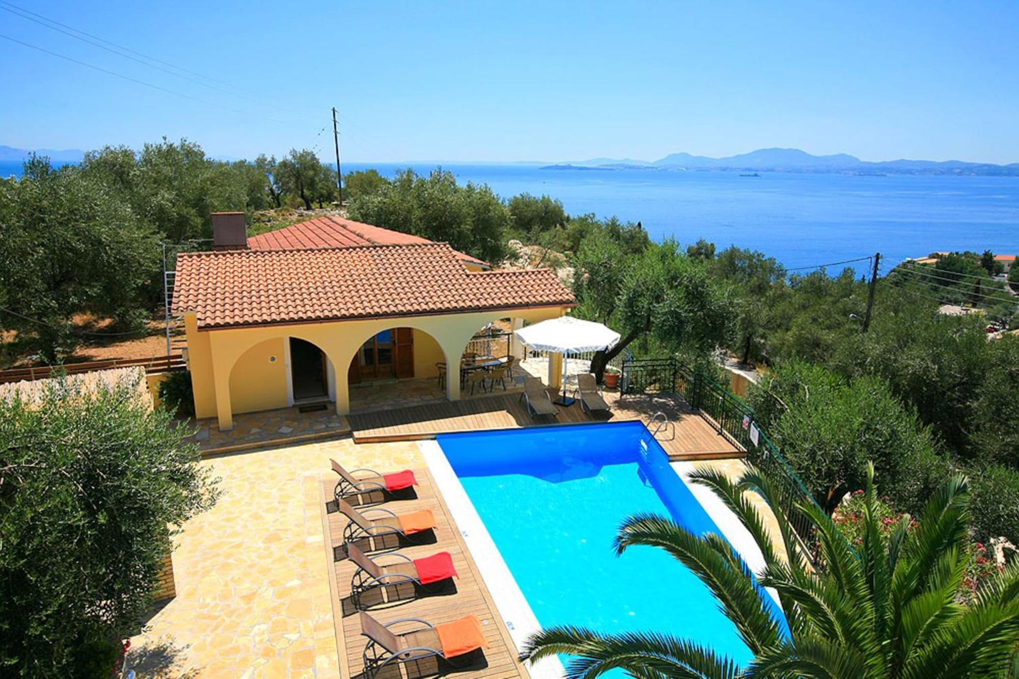 Villa Nitsa Signature Villa In Exquisite Northeastern Corfu Greece نساكيون المظهر الخارجي الصورة